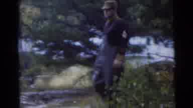 Miami Florida (1956): Several Man Are Camping And One Man Walks Out Of The Woods