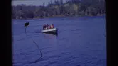 Miami Florida (1956): Some People On A Boat Ride Along A Very Nice River