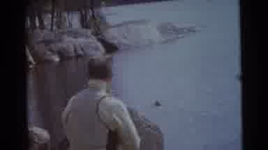 Miami Florida (1956): A Man And A Woman Enjoying The Moment By The Waterside