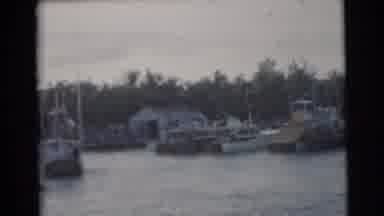 Miami Florida (1956): A Ship Are Ready To Go And This Is Like A Shipyard