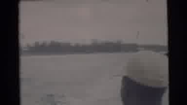 Miami Florida (1956): The Camera Pans Across River With People And A Boat