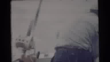 Miami Florida (1956): Fisherman With White Shirt Near The Beach With Rod Viewing