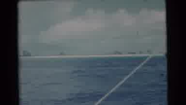Miami Florida (1956): Beautiful Empty Sand Beach On A Sunny Day As Seen From A