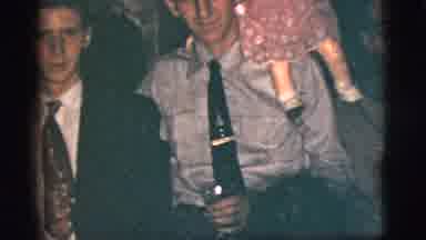 New York City (1956): Party Well Dressed People Watch Two Solo Musicians, A