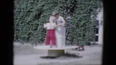 Tucson Arizona USA (1958): Fun In The Park With Friends Enjoying The Warm Weather