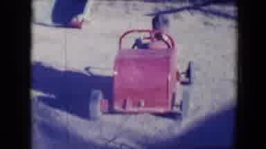 Tucson Arizona USA (1958): Ride-On Toy Car At The Playground