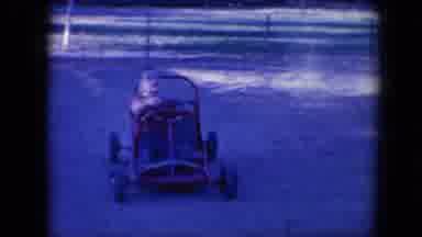 Tucson Arizona USA (1958): Little Kid Driving A Big Toy Car And Obter Children