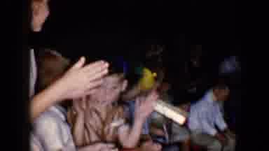 Tucson Arizona USA (1958): Kids At A Show All Dressed Up As They Clap And Grab