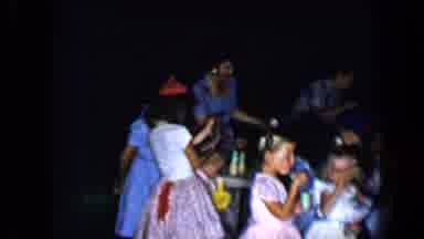Tucson Arizona USA (1958): Group Of Dressed Up Children And Adults At A Party