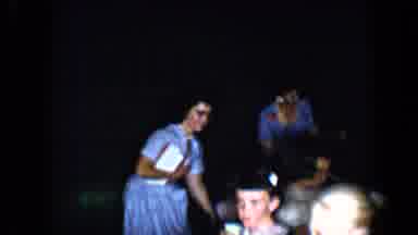 Tucson Arizona USA (1958): Woman Serving Drinks To Thirsty Children In School