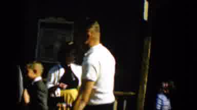 Tucson Arizona USA (1958): Mom Hugs Her Son In Old Time Tourist Attraction And