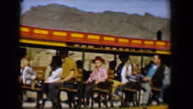 Tucson Arizona USA (1958): Kids Are Very Happy In Train Tour With Your Parents
