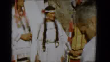 Tucson Arizona USA (1958): Several Native Americans Wearing Two Different Types Of