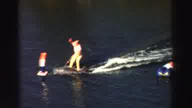 Lake Tahoe California (1969): Man Tries To Perform Tricks With Dolphins But It