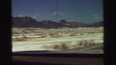 Lake Tahoe California (1969): Approaching View Of Death Valley Sign On A Bright