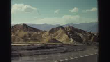 Lake Tahoe California (1969): Afternoons Drive On The Highway With Beautiful