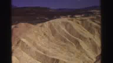Lake Tahoe California (1969): View Of A Beautiful Sandy Mountaintop Outside With