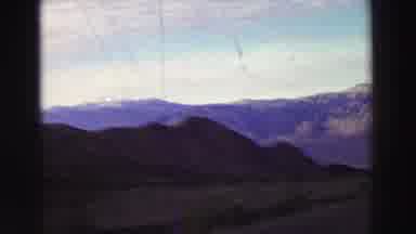 Lake Tahoe California (1969): View Of Rural Area From Road With Hills, Mountains
