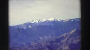 Lake Tahoe California (1969): Amazing View Of A Massive Snow Capped Mountain In