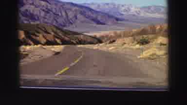 Lake Tahoe California (1969): Car Traveling By Road In The Country Captures Images