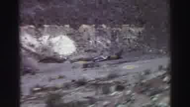 Lake Tahoe California (1969): Rough Terrain Is Shown Possibly The Base Of A