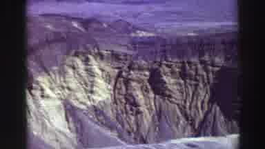 Lake Tahoe California (1969): Colorful Rock Layers On Desert Mountains And Canyons