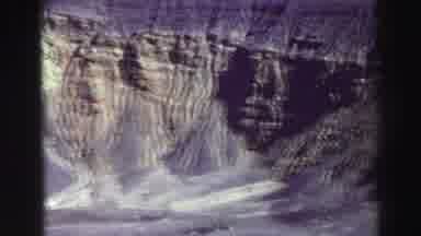 Lake Tahoe California (1969): High Landscape Of A Mountain And Canyons Under
