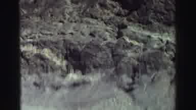 Lake Tahoe California (1969): Walking In Front Of Rocky Outcrop