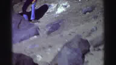 Lake Tahoe California (1969): Footage Of A Man Posing For The Camera In Some Rocky