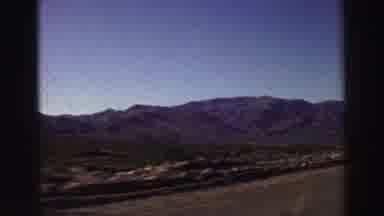 Lake Tahoe California (1969): View Of Gorgeous Mountain Range From Inside A Car On
