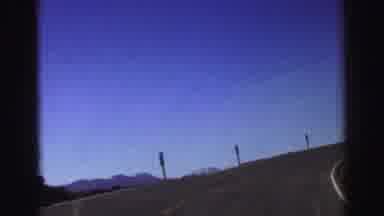 Lake Tahoe California (1969): It's A Mountain Area Car Travel The Road On The