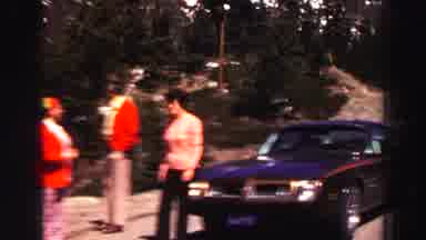 Lake Tahoe California (1969): A Family Stop At A Roadside Lookout In The Mountains