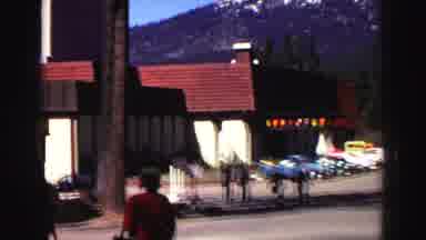 Lake Tahoe California (1969): Group Of Friends Meeting Up For A Lunch Date And