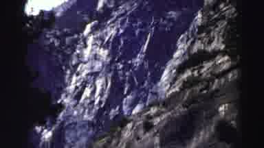Lake Tahoe California (1969): A Beautiful Mountain Scene With Green Trees And Blue