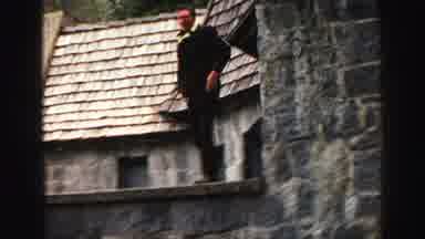 Lake Tahoe California (1969): The Guy Is Playing On The Roof In Order To Get It