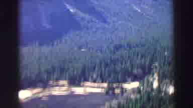 Lake Tahoe California (1969): The View From High Up In The Mountains Looking Down