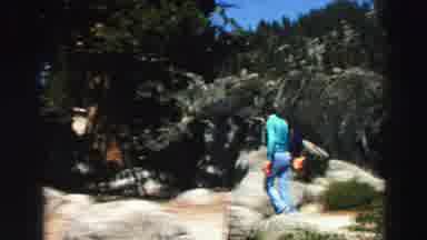 Lake Tahoe California (1969): Man Hikes Up Mountain Top To See WhatâS On The Other