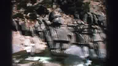 Lake Tahoe California (1969): Scenic View Of Mountains In The Distance Filmed From