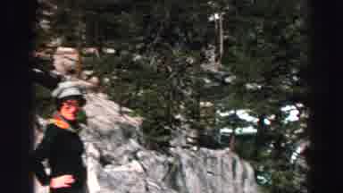 Lake Tahoe California (1969): Two Women Exploring The Wilderness While Camping