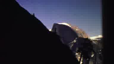 Lake Tahoe California (1969): Rocky Mountain View With Tourists Enjoying Nature In
