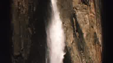 Lake Tahoe California (1969): Wonderful Waterfall Along The Enormous Rocks With