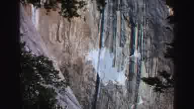 Lake Tahoe California (1969): Amazing Views Of The Cliff And Waterfall Including A