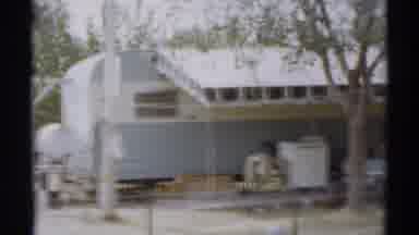 Disneyland California (1959): Archival Footage Of Mobile Homes And Old Trucks With