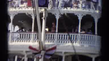 Disneyland California (1959): Looking Around The Side Of A Cruise Boat