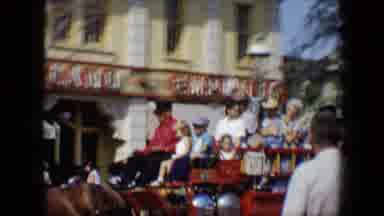 Disneyland California (1959): It's A Ride Everyone Is On A Big Car They Looking