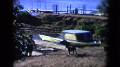Disneyland California (1959): Children Playing In The Canal Near The Sea And