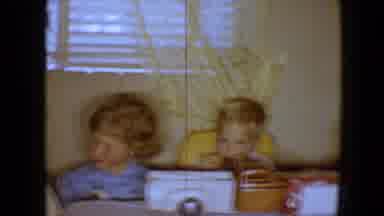 Disneyland California (1959): 4 Children All Well Dressed Eldest Chewing Gum