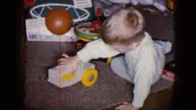 Kid's got more toys than a secret Santa has secrets!