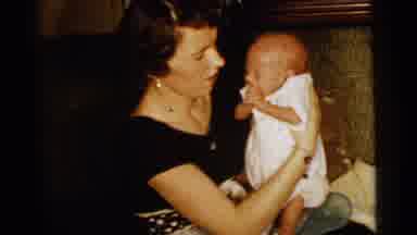 Gary Indiana USA (1961): Little Baby Fusses As Woman Hold Them Up At First She