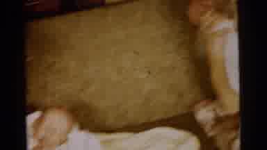 Gary Indiana USA (1961): Show Of A Newborn Baby With Relatives On Couch And Big
